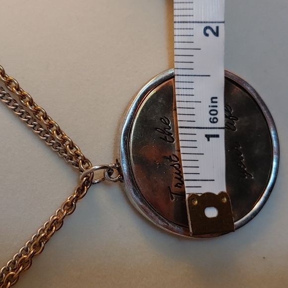 Trust the Timing of Your Life Pendant with chain - Picture 2 of 4